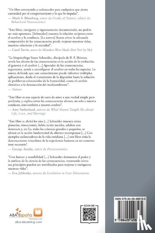 Schneider, Susan - La Ciencia de las Consecuencias