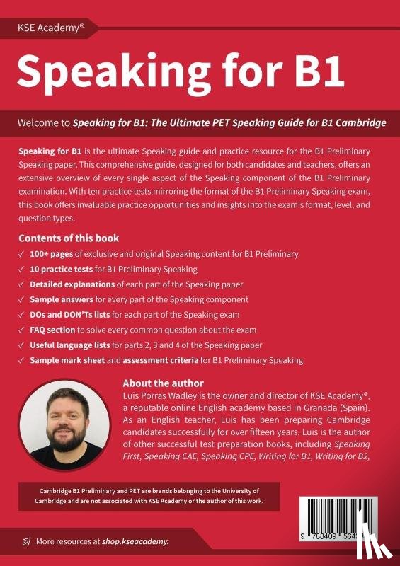 Porras Wadley, Luis - Speaking for B1