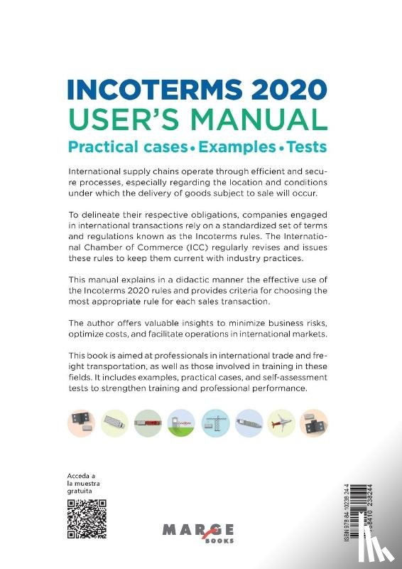 Cabrera Cánovas, Alfonso - Incoterms 2020. User's manual