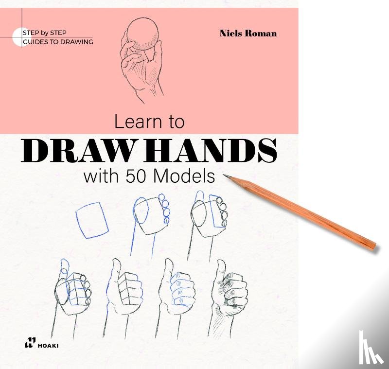 Roman, Niels - Learn To Draw Hands with 50 Models