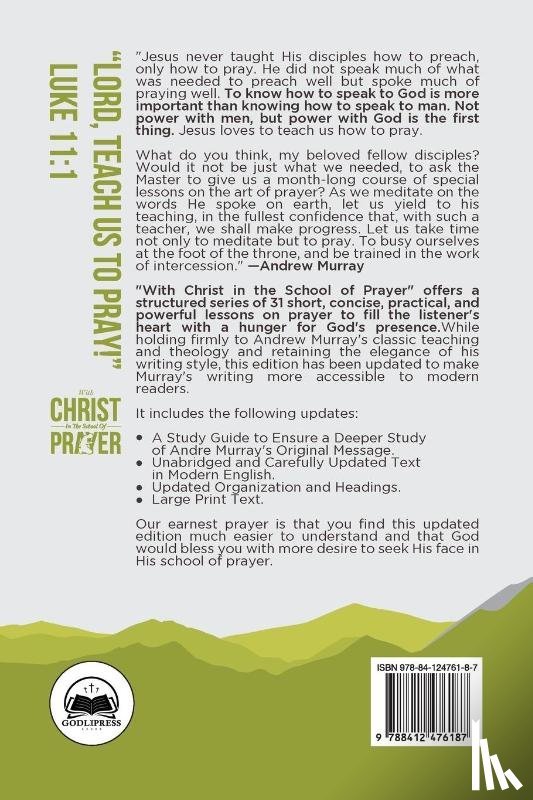 Team, Godlipress - Andrew Murray With Christ In The School Of Prayer