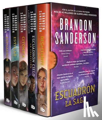 Sanderson, Brandon - Estuche Escuadrón (Contiene: Escuadrón; Estelar; Citónica; Desafiante Y Escuadrón Cielo) / Skyward Boxed Set: Skyward; Starsight; Cytonic and Defiant