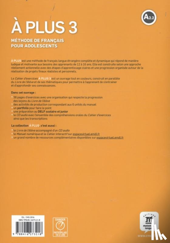  - Cahier d'exercices