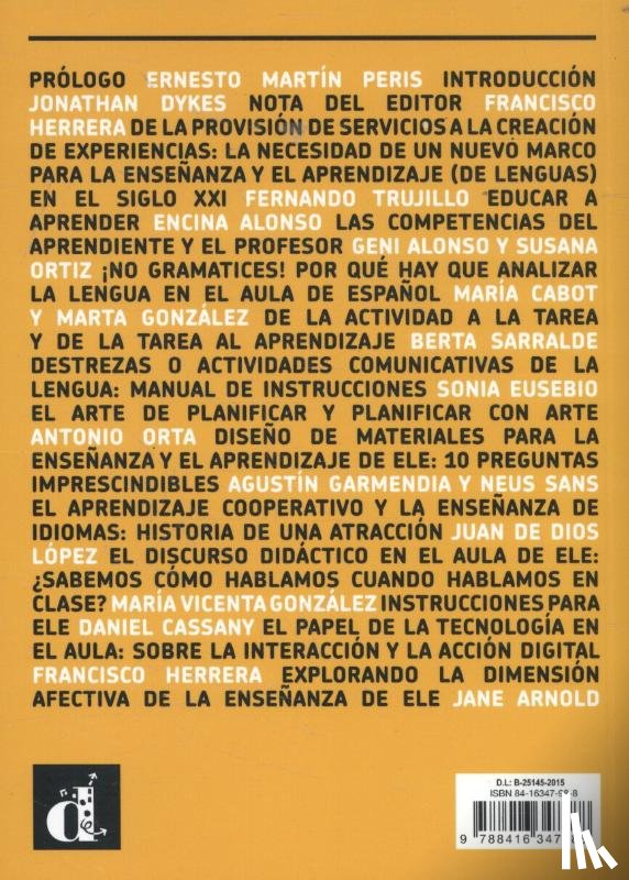  - La formación del profesorado de español