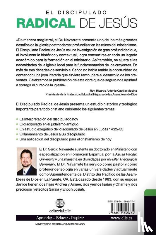 Sergio Navarrete, Navarrete - Discipulado radical de Jesus