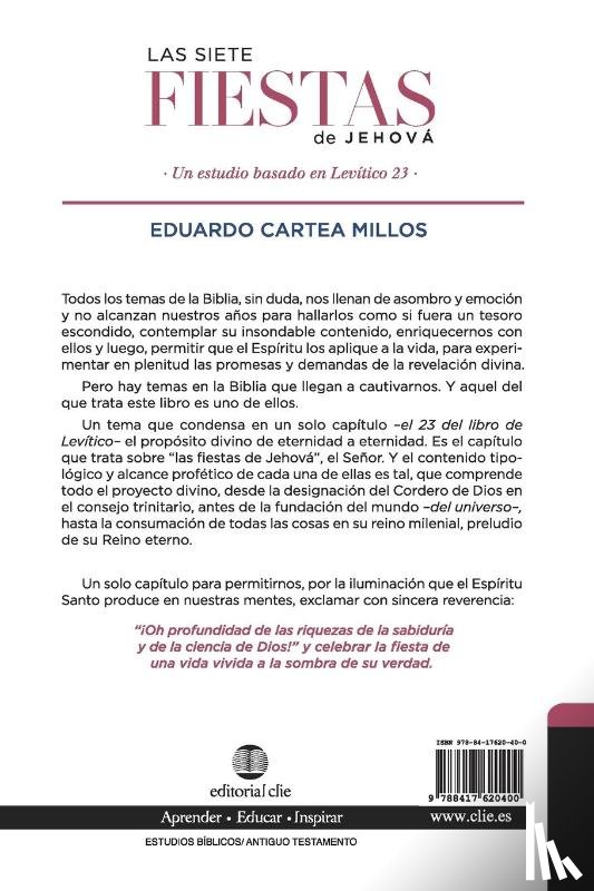 Cartea Millos, Eduardo - Las Siete Fiestas de Jehova