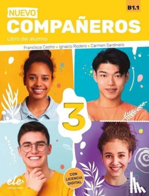 Castro Viudez, Francisca, Sardinero Francos, Carmen, Rodero Diez, Ignacio - Nuevo Companeros 3 - Libro del alumno + licencia digital. B1.1