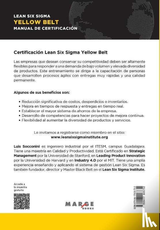 Socconini, Luis - Lean Six Sigma Yellow Belt. Manual de certificacion