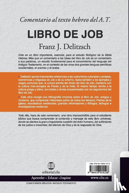 Keil, Carl Friedrich, Delitzsch, Franz Julius - Comentario al texto hebreo del Antiguo Testamento - Job