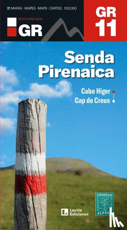  - Senda Pirenaica GR11 guide + map Cabo Higer-Cap de Creus