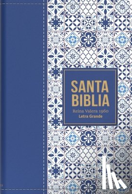 Reina Valera 1960 - Biblia Rvr 1960 Letra Grande Tamaño Manual Símil Piel Azul Claro(bible Rvr 1960 Large Print Handsize Leatherlike Tiles Light Blue (Spanish Edition)