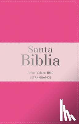 Reina Valera 1960 - Biblia Rvr 1960 Letra Grande Tamaño Manual Tricolor Rosa Oscuro Rosa Claro Con Cierre E Índice (Bible Rvr 1960 Large Print Handsize Leatherlike Tricol