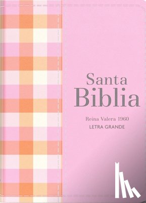 Reina Valera 1960 - Biblia Rvr 1960 Compacta Símil Piel Cuadros Rosa Claro (Bible Rvr 1960 Compact Size Leatherlike Light Pink Checked Pattern (Spanish Edition)