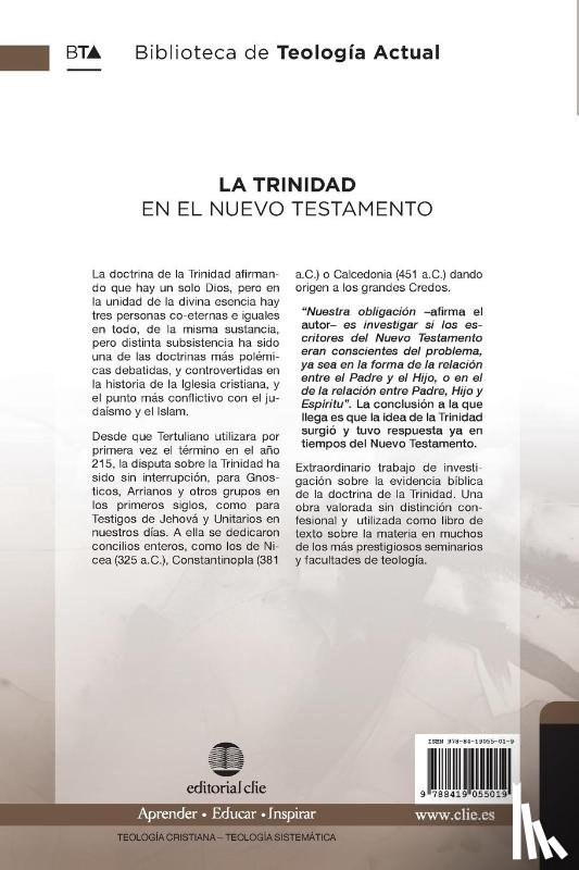 Wainwright, Arthur J - La Trinidad En El Nuevo Testamento