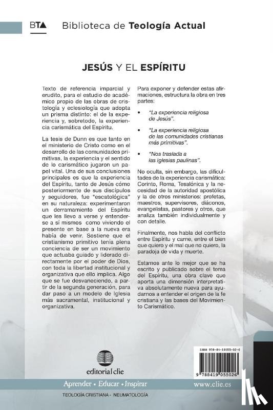 Dunn, James D G (University of Durham) - Jesus Y El Espiritu