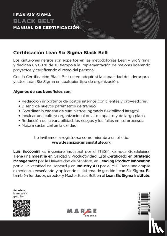 Socconini, Luis - Lean Six Sigma Black Belt. Manual de certificación