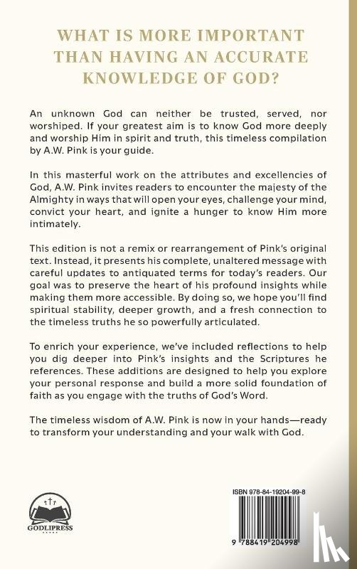 Godlipress Team - A. W. Pink's The Attributes of God