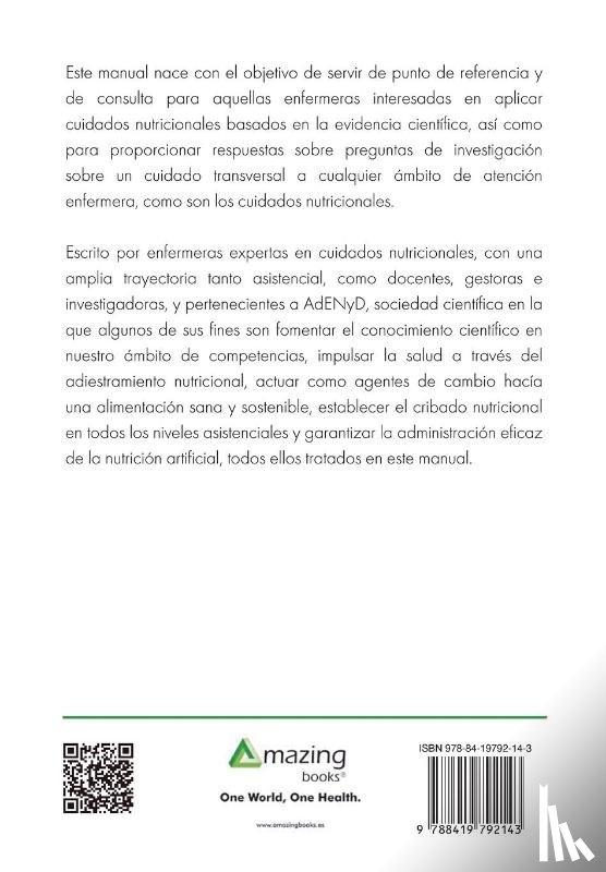de Torres Aured, Mari Lourdes, Martín Salinas, Carmen, Sáez de Argandoña Quintana, Idoia - MANUAL DE ENFERMERÍA, NUTRICIÓN Y DIETÉTICA
