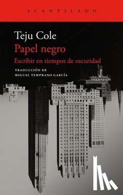 Cole, Teju - Papel Negro