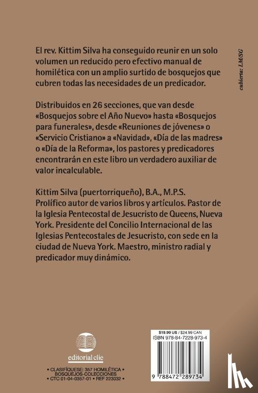 Silva-Bermudez, Kittim - Bosquejos para predicadores Tomo 1