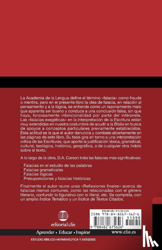 Carson, D A (McMaster Divinity College Canada) - Falacias Exegeticas