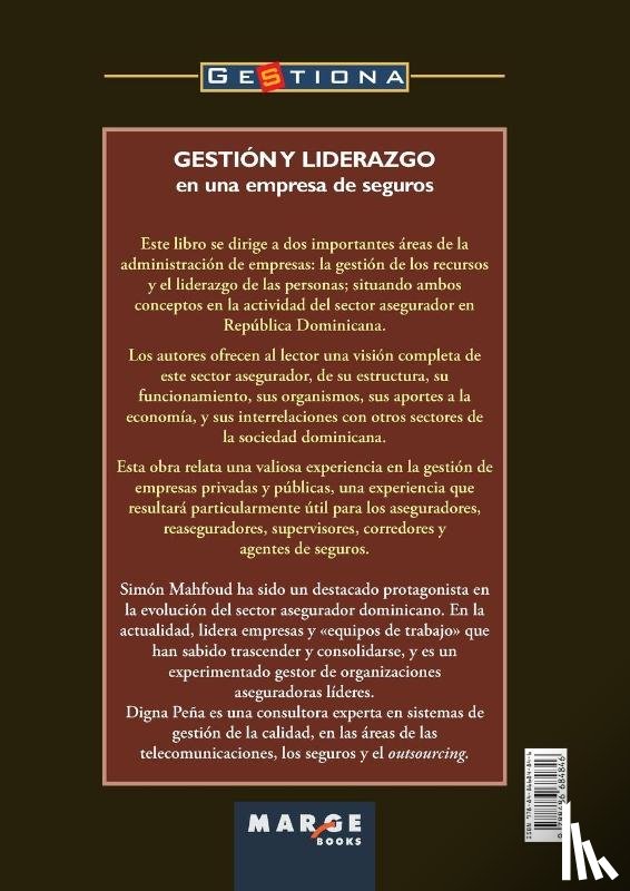 Mahfoud, Simón, Peña, Digna - Gestión y liderazgo en una empresa de seguros