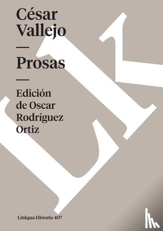 Vallejo, César - Prosas