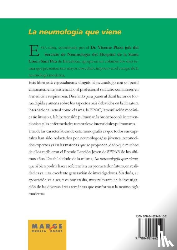 Plaza, Vicente - La neumología que viene