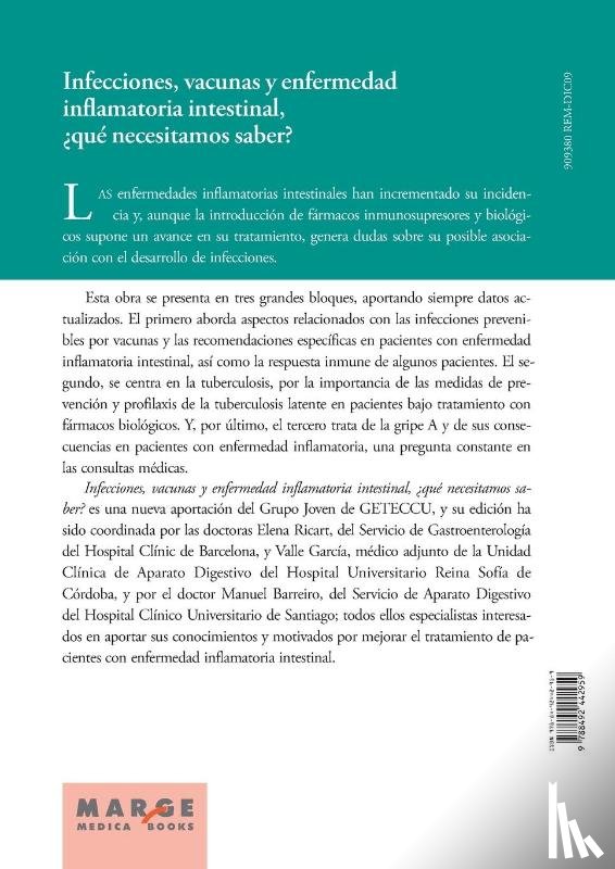 Barreiro, Manuel, García, Valle, Ricart Gómez, Elena - Infecciones, vacunas y enfermedad inflamatoria intestinal, ¿qué necesitamos saber?