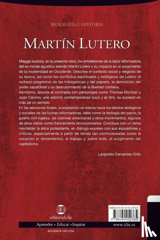 Miegge, Mario - Martin Lutero