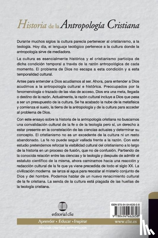 Gonzalez, Jesus Fernandez - Historia de la Antropologia Cristiana