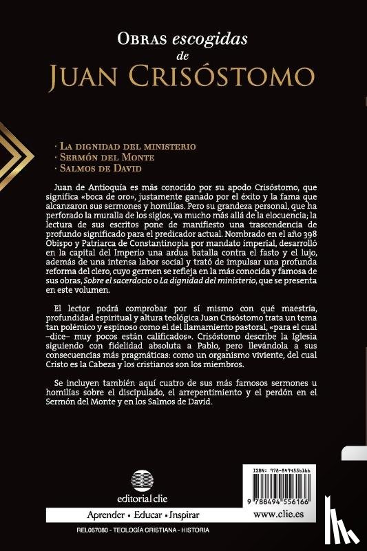 Ropero, Alfonso - Obras escogidas de Juan Crisostomo