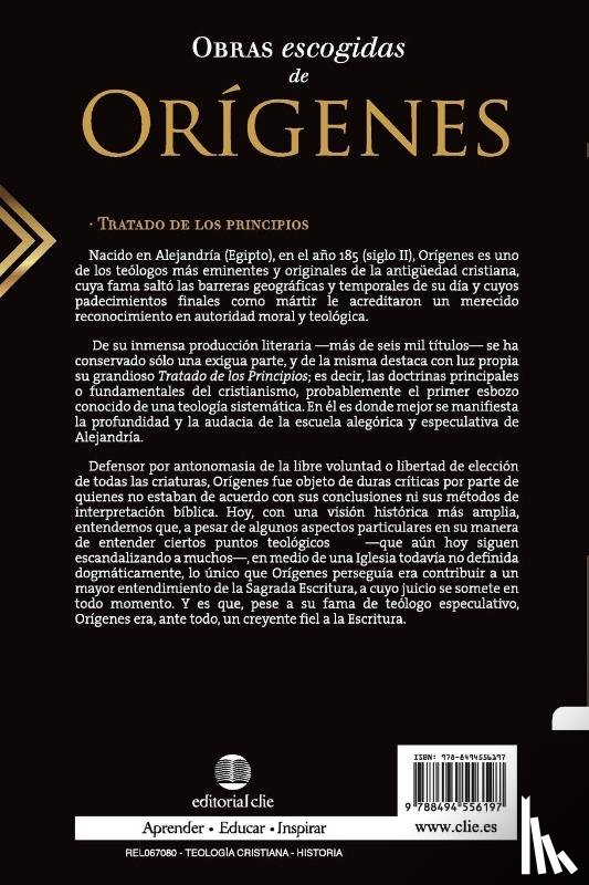 Ropero, Alfonso - Obras escogidas de Origenes