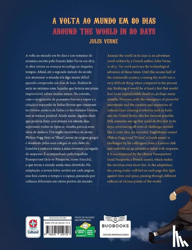 Verne, Jules - Around the world in 80 days - A volta ao mundo em 80 dias