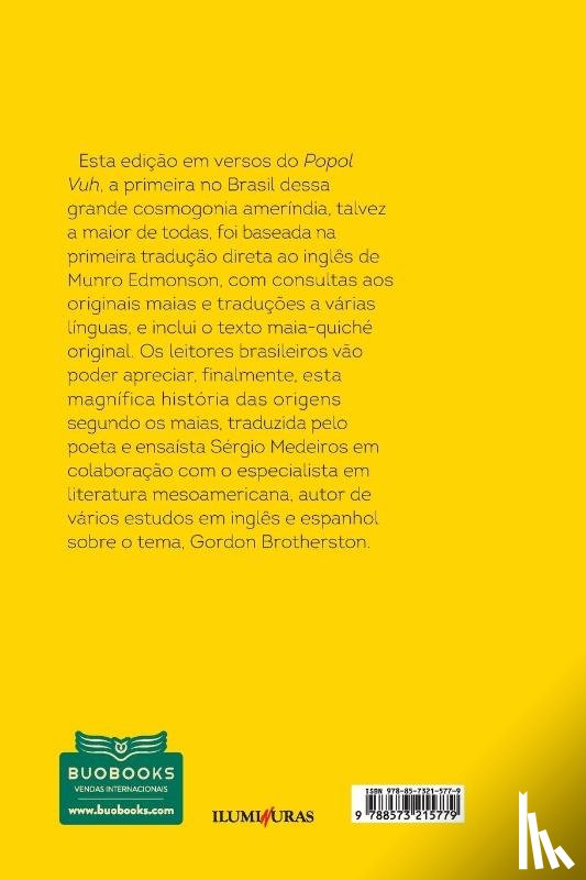 Gordon Brotherston E Sergio Medeiros (O - Popolvuh