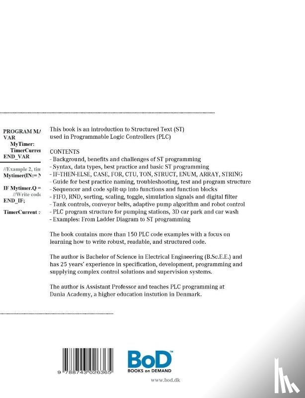 Antonsen, Tom Mejer - PLC Controls with Structured Text (ST), V3 Monochrome