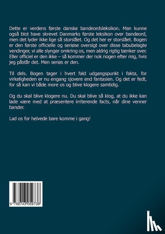 Stengaard, Tue - Danske bandeord
