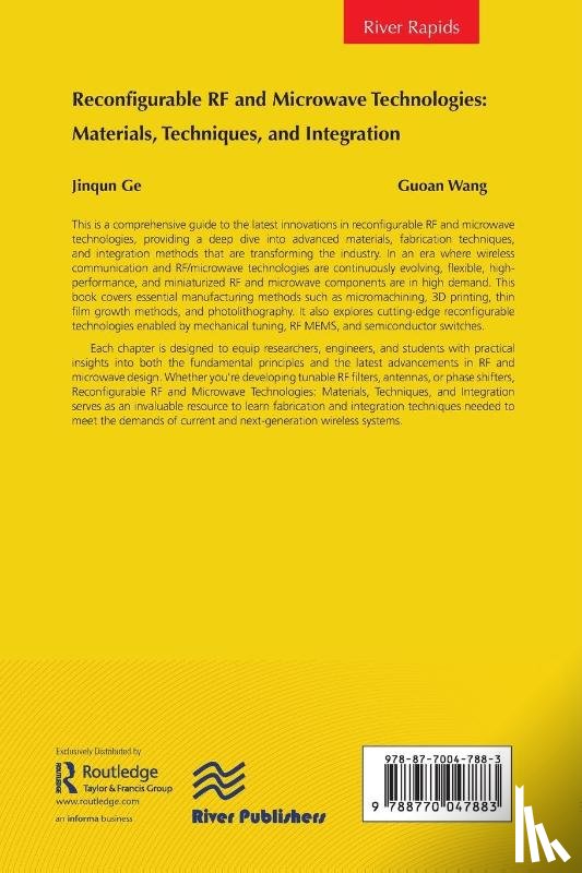 Ge, Jinqun, Wang, Guoan - Reconfigurable RF and Microwave Technologies: Materials, Techniques, and Integration