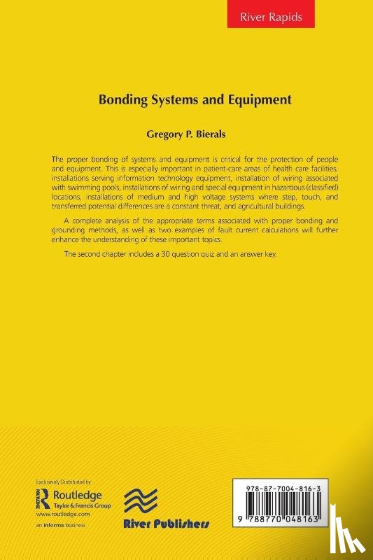 Bierals, Gregory P. - Bonding Systems and Equipment