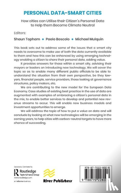  - Personal Data-Smart Cities: How cities can Utilise their Citizen’s Personal Data to Help them Become Climate Neutral