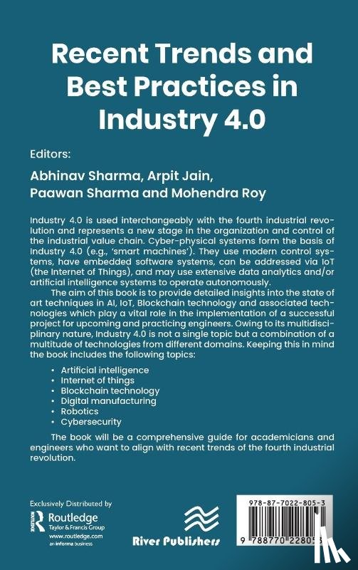  - Recent Trends and Best Practices in Industry 4.0