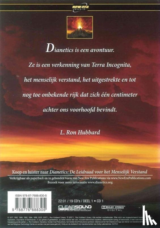 Hubbard, L. Ron - Dianetics de Leidraad voor het Menselijk Verstand