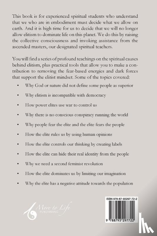 Michaels, Kim - Ending the Era of Elitism