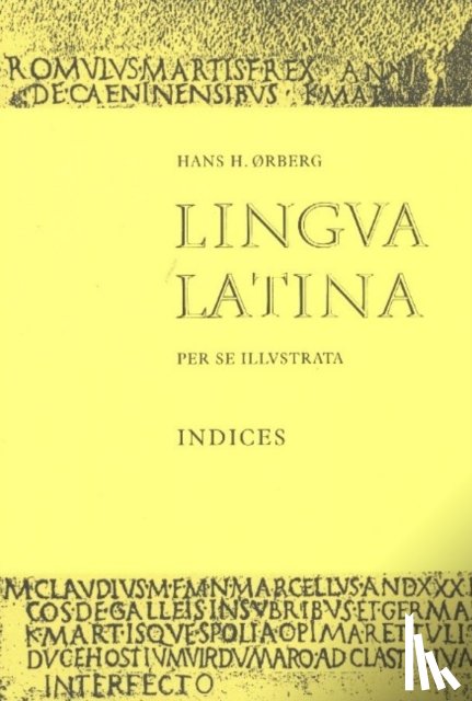rberg, Hans H. - Lingua Latina - Indices