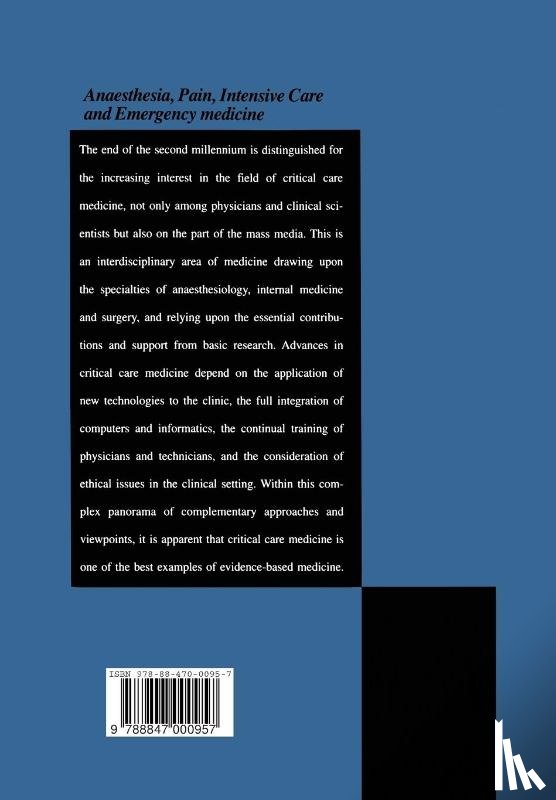  - Anesthesia, Pain, Intensive Care and Emergency Medicine — A.P.I.C.E.