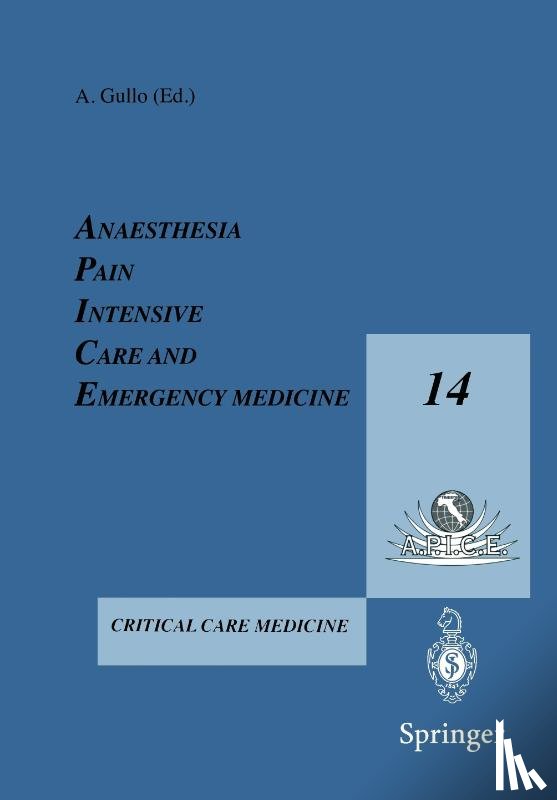  - Anesthesia, Pain, Intensive Care and Emergency Medicine — A.P.I.C.E.