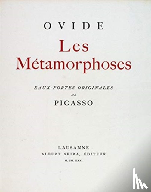 Naso), Ovide (Publius Ovidius - Les Metamorphoses