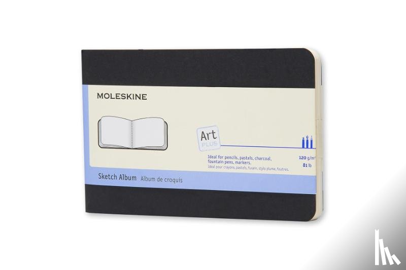 Moleskine - Moleskine Pocket Art Plus Cahier Sketch Album Black