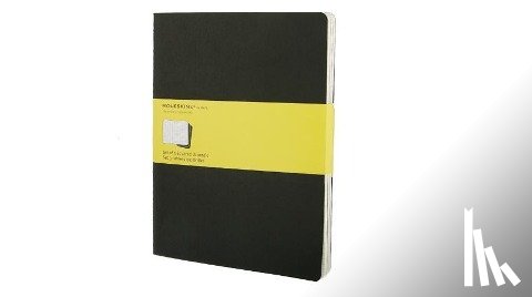 Moleskine - Moleskine Cahier Extra Large kariert schwarz. 3er Pack