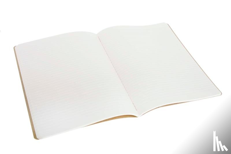 Moleskine - Moleskine Cahier Extra Large liniert packpapierbraun. 3er Pack